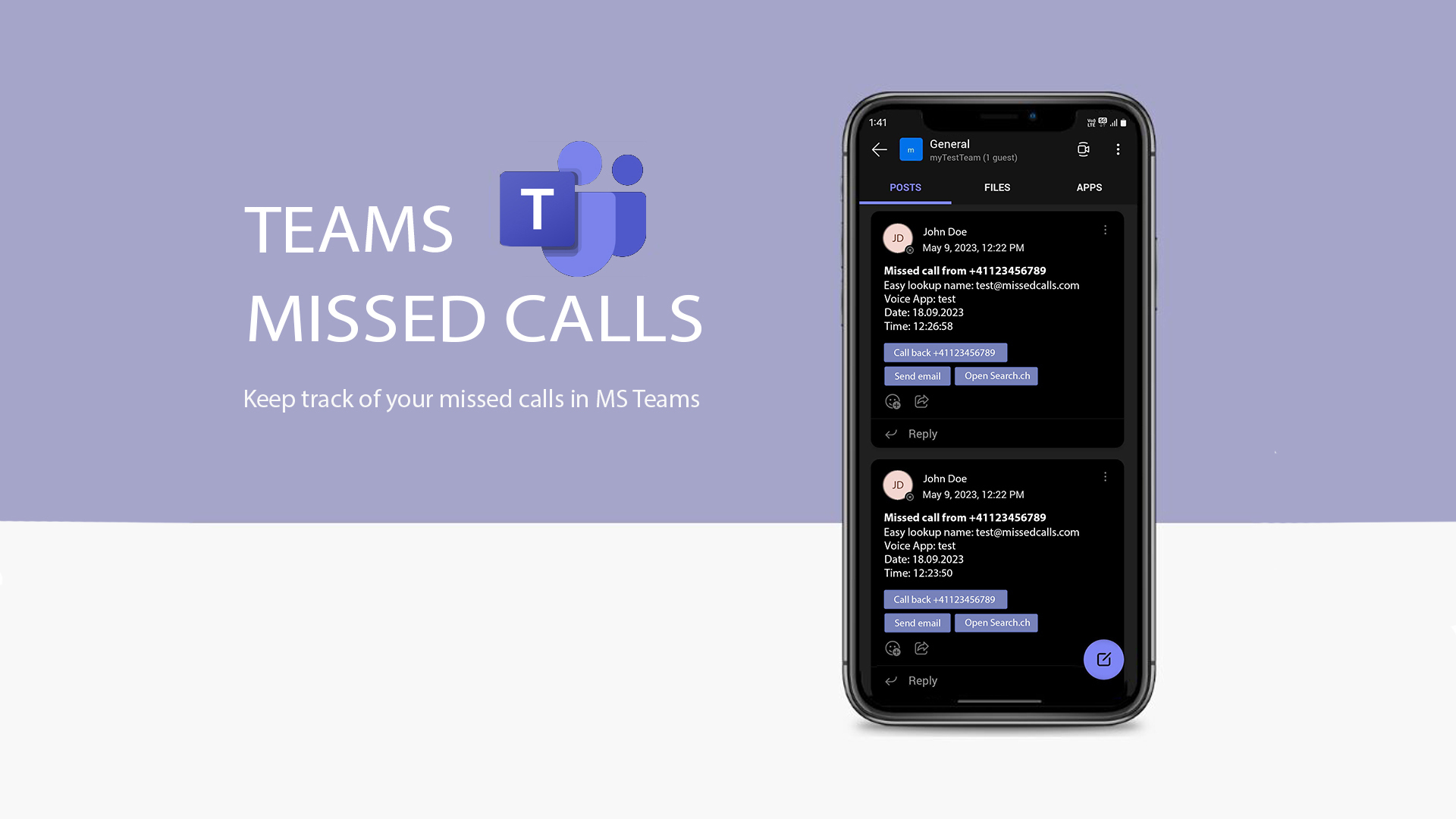 Teams Missed Calls